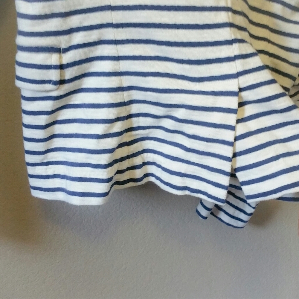 J. Crew Maritime Stripe Blazer Nautical Sz S - Picture 4 of 8